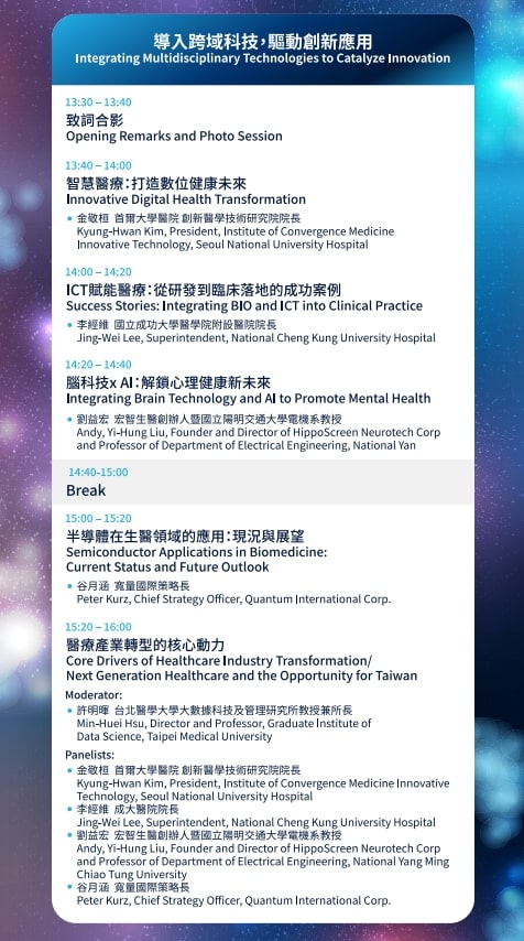 【論壇】2024年12月6日「AI賦能x跨域應用高峰論壇」