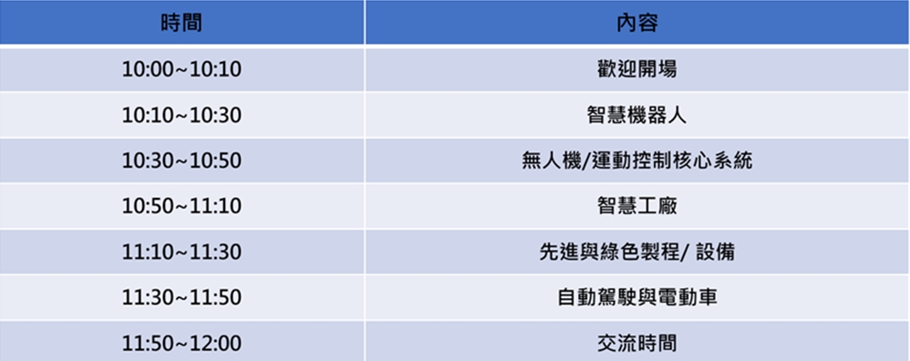 【活動】114年工研院機械所「機械與系統領域」成果說明會-9/5(週五)上午 10:00-12:00