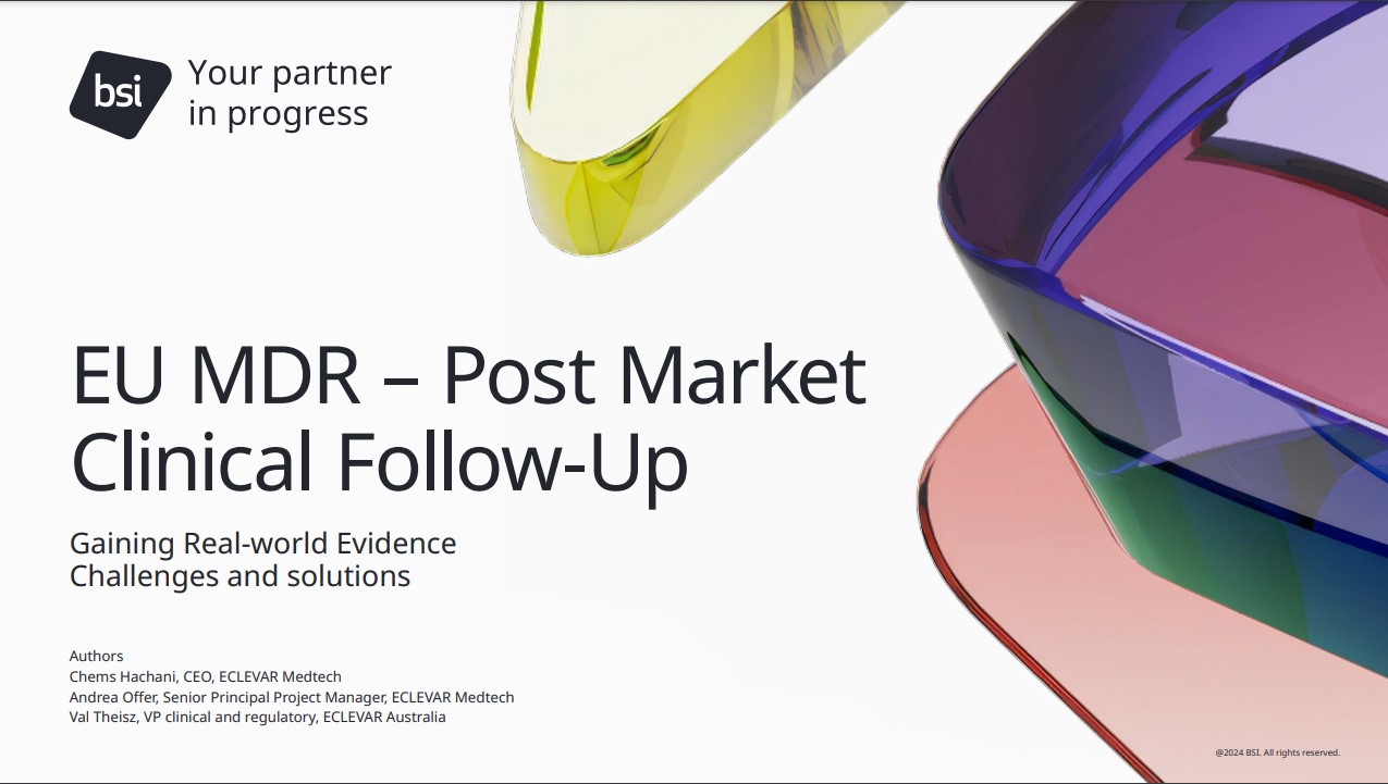 【BSI Compliance Navigator 白皮書 (英文)】 EU MDR – Post Market Clinical Follow-Up
